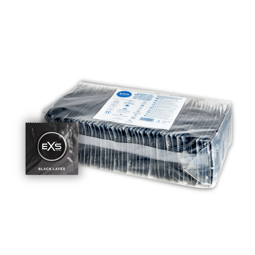 EXS Black Latex Condoms