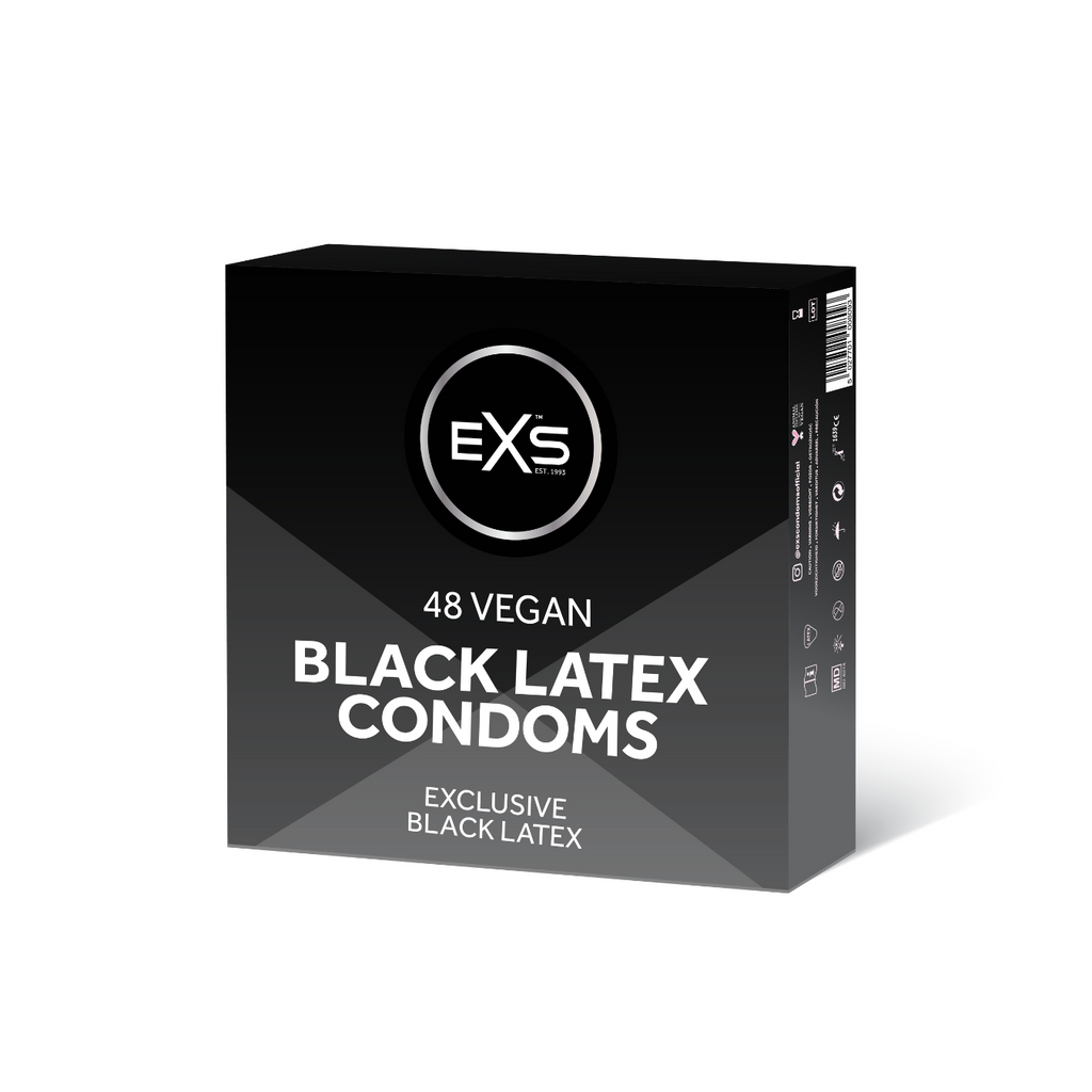 EXS Black Latex Condoms