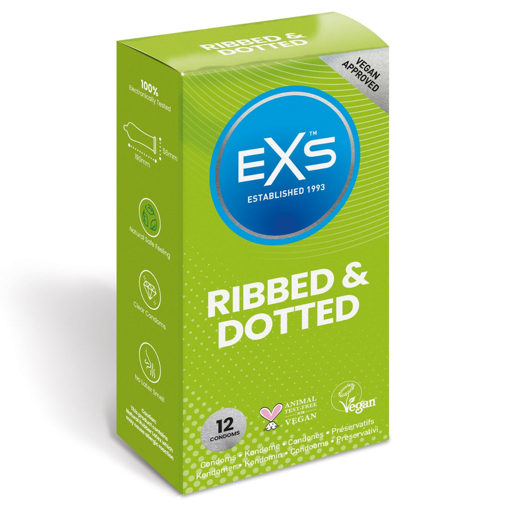 EXS Ribbed and Dotted Condoms